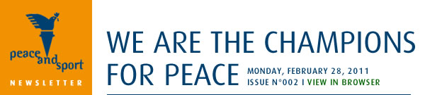 We are the champions for peace