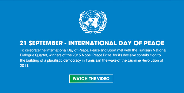 21 SEPTEMBER - INTERNATIONAL DAY OF PEACE