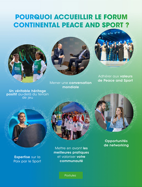WHY HOST THE PEACE AND SPORT CONTINENTAL FORUM?