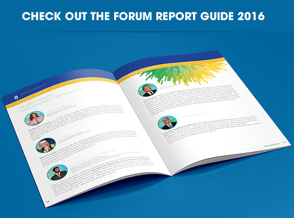 CHECK OUT THE FORUM REPORT GUIDE 2016