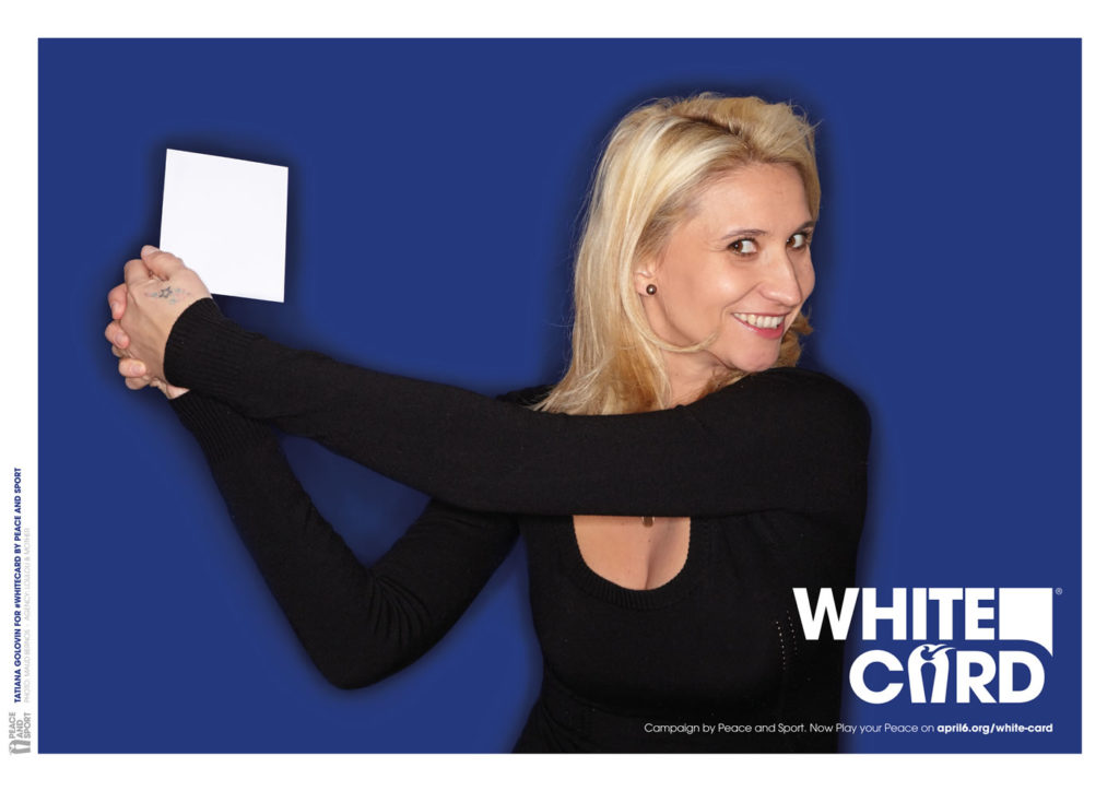 A #WhiteCard as a sign of your commitment to peace efforts worldwide